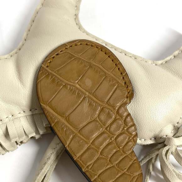 HERMES Rodeo Pegasus Touch MM Bag Charm, Horse Anjo Miro, Men's/Women's, Cre ... - Picture 9 of 12